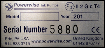 ATEX Nameplate
